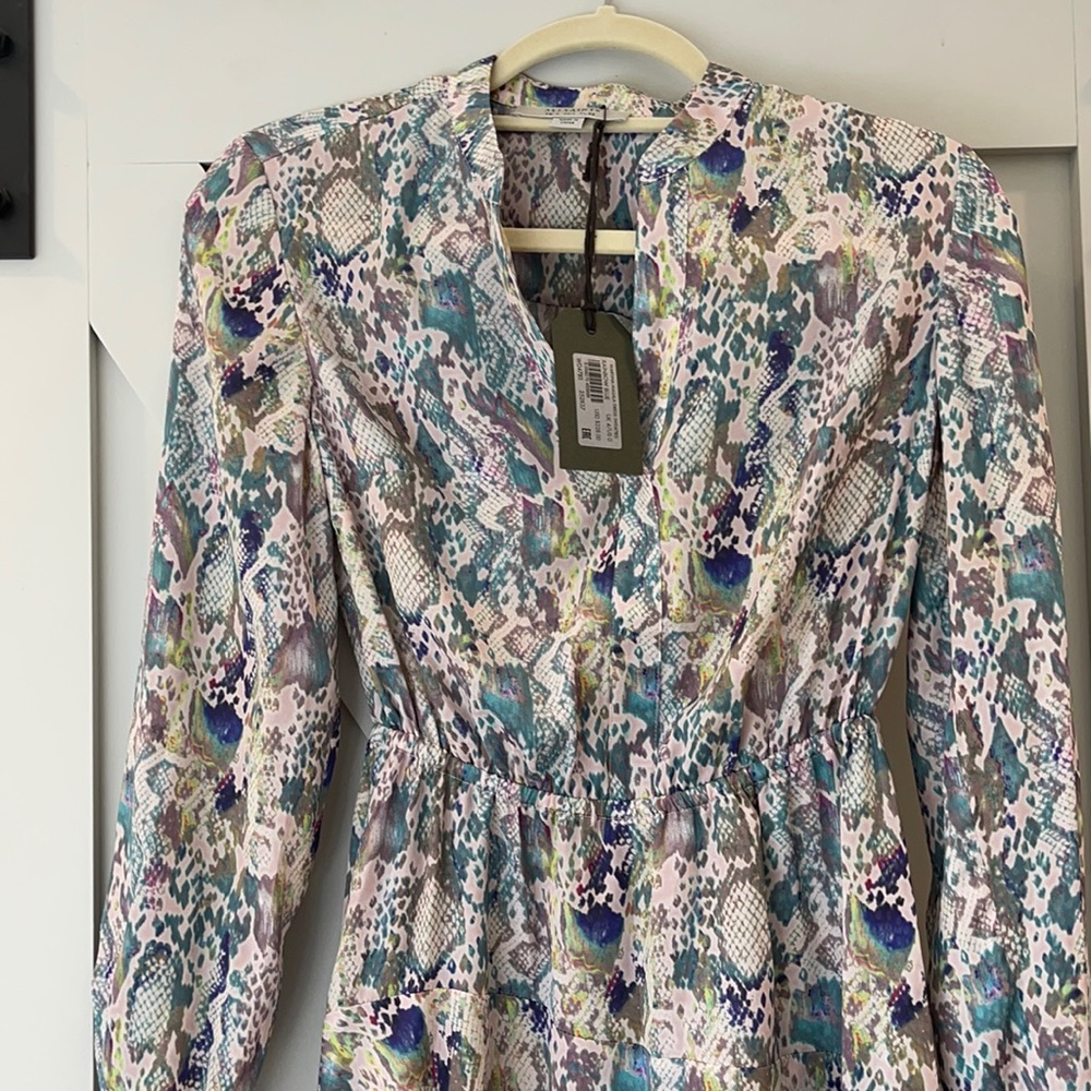 All Saints Dress Size 0 Python print NWT